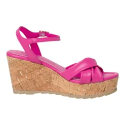 Marco Tozzi Sandalen Met Sleehak - Hot Pink -Aanbiedingen Comfort Voet Winkel 0219ce37cd084801bcd66c5dfd10cd61