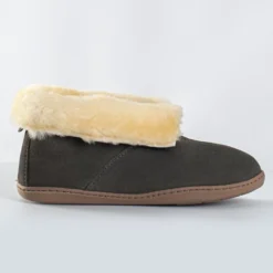 Minnetonka Sheepskin Ankle Boot - Pantoffels - Grey -Aanbiedingen Comfort Voet Winkel 02ced1f64c0843f9a51d8089ccc23a59