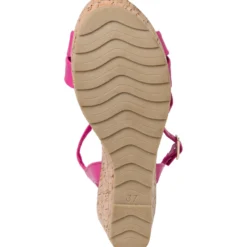 Marco Tozzi Sandalen Met Sleehak - Hot Pink -Aanbiedingen Comfort Voet Winkel 03c2fe0345654ec9be1f46f1a2dfbc7c