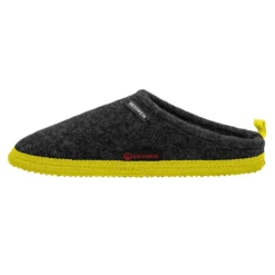 Giesswein Woolpops - Pantoffels - Anthrazit/Lime -Aanbiedingen Comfort Voet Winkel 0787353716fc4799b3859d123db2a41f