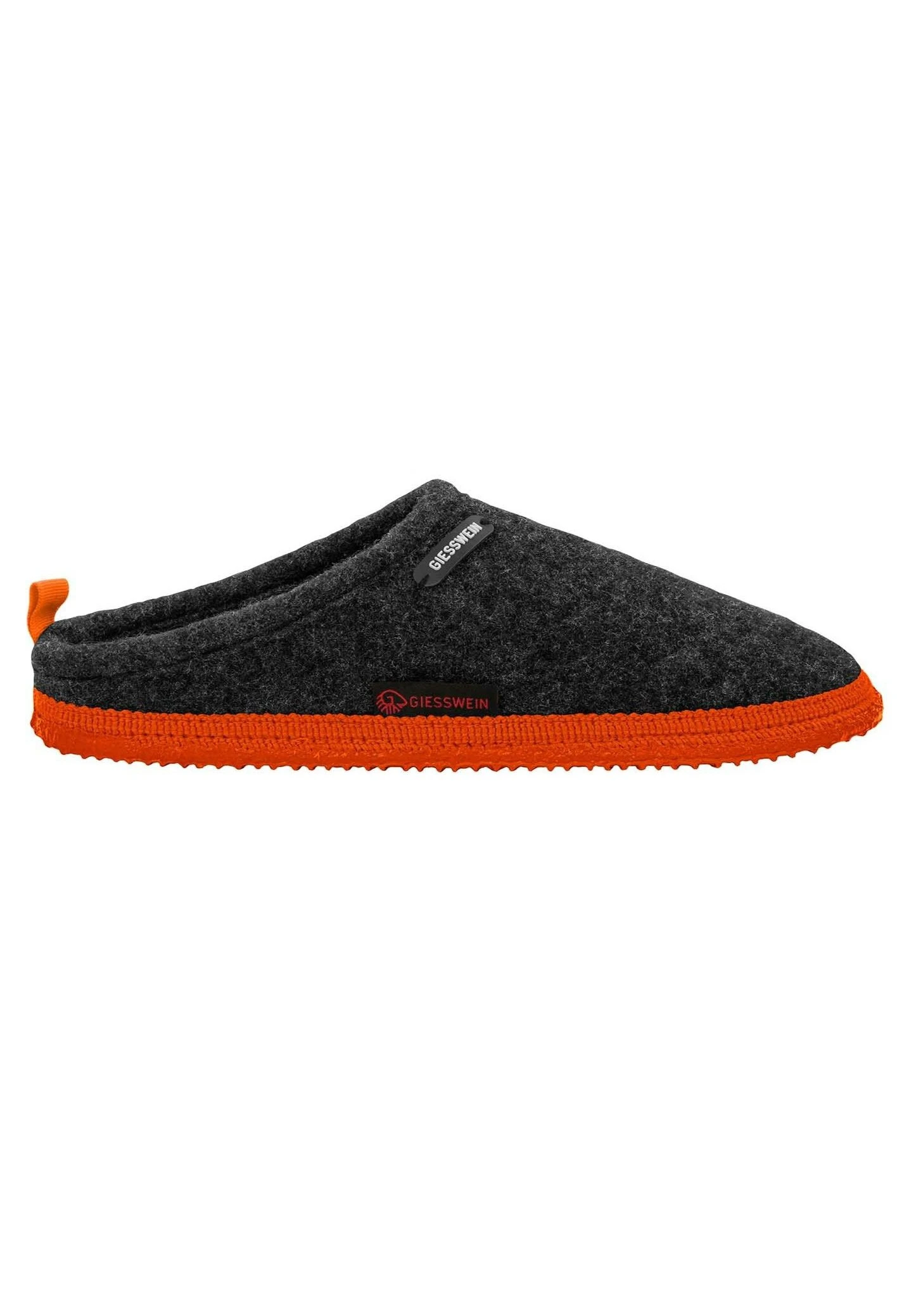 Giesswein Woolpops - Pantoffels - Anthrazit/Neonorange 7 Giesswein Woolpops - Pantoffels - Anthrazit/Neonorange - Afbeelding 7