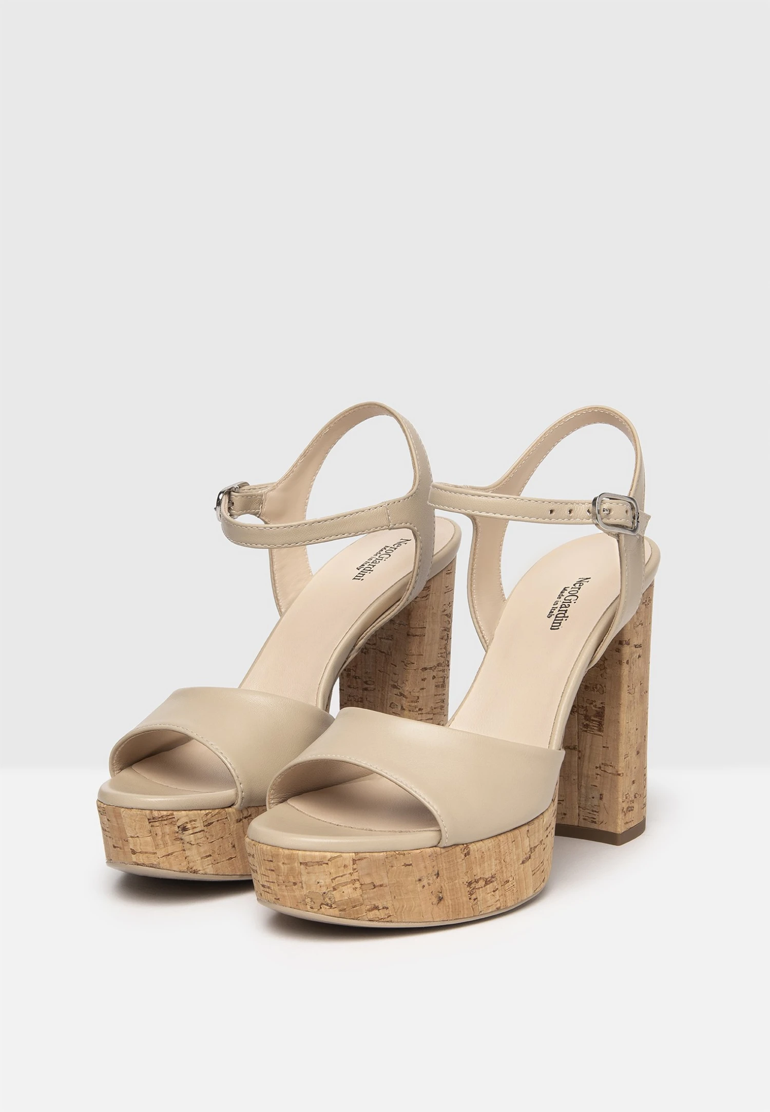 NeroGiardini Sandalen Met Hoge Hak - Lino 3 NeroGiardini Sandalen Met Hoge Hak - Lino - Afbeelding 3