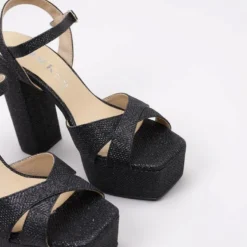 Valent - Sandalen Met Plateauzool - Black -Aanbiedingen Comfort Voet Winkel 2e1eae22c5684d0495bd6528af164814