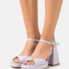 Sandalen Met Plateauzool - Lilac