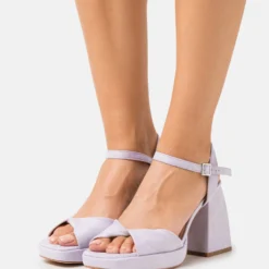 Sandalen Met Plateauzool - Lilac