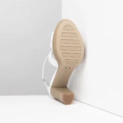 NeroGiardini Sandalen Met Hoge Hak - Bianco -Aanbiedingen Comfort Voet Winkel 3d11223bc49f4a789574005bd86552ee