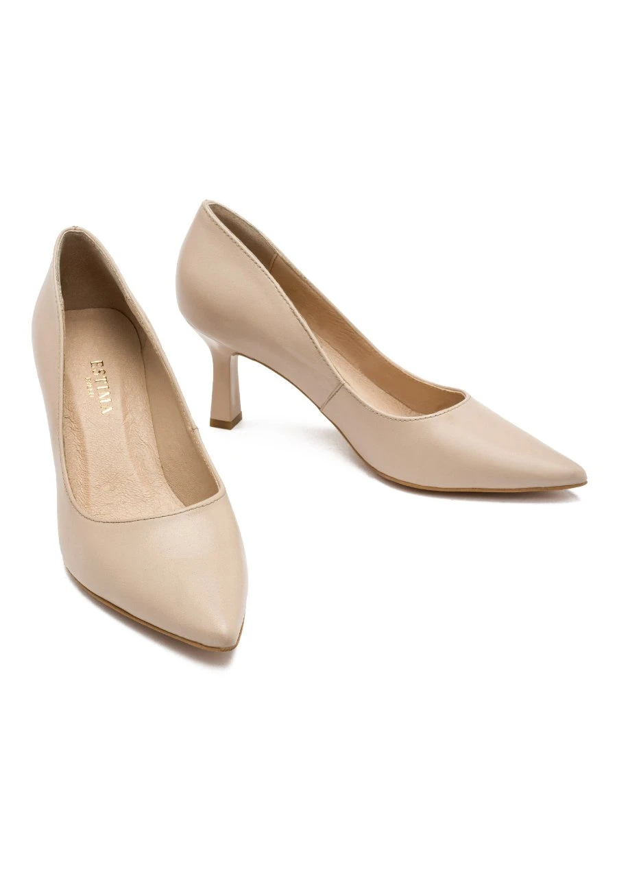 Klassieke Pumps - Beżowy Sr 6 Klassieke Pumps - Beżowy Sr - Afbeelding 6