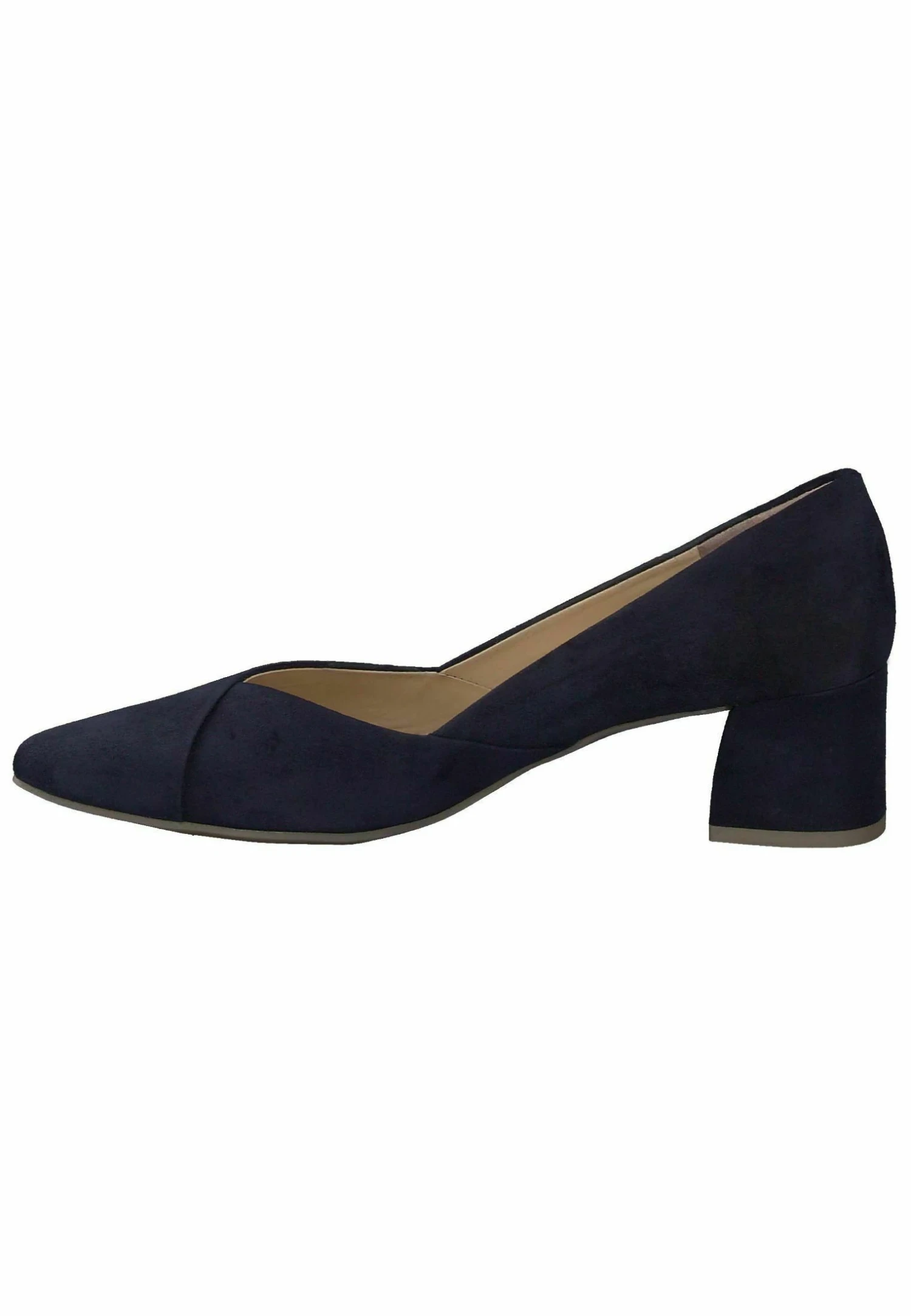 Paul Green Klassieke Pumps - Samtziege Blau Natur 1 Paul Green Klassieke Pumps - Samtziege Blau Natur