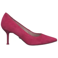 Tamaris Klassieke Pumps - Fuxia Suede -Aanbiedingen Comfort Voet Winkel 49819ef208d242b184ccffa7c0ddcb37