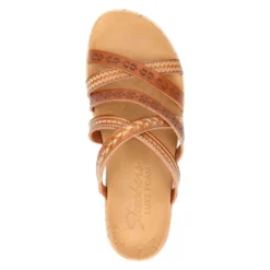 Skechers Pantoffels - Cognac -Aanbiedingen Comfort Voet Winkel 4d24fdaf16f94347b0bca1edc422012e