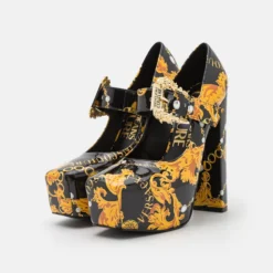 Plateaupumps - Black/Gold -Aanbiedingen Comfort Voet Winkel 4dedf030008e404e88dff3fec24f9b4a scaled