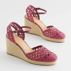 Next Signature Macramé Standard - Plateaupumps - Pink -Aanbiedingen Comfort Voet Winkel 5174b4da63614aad84486b5f107f0a79 scaled