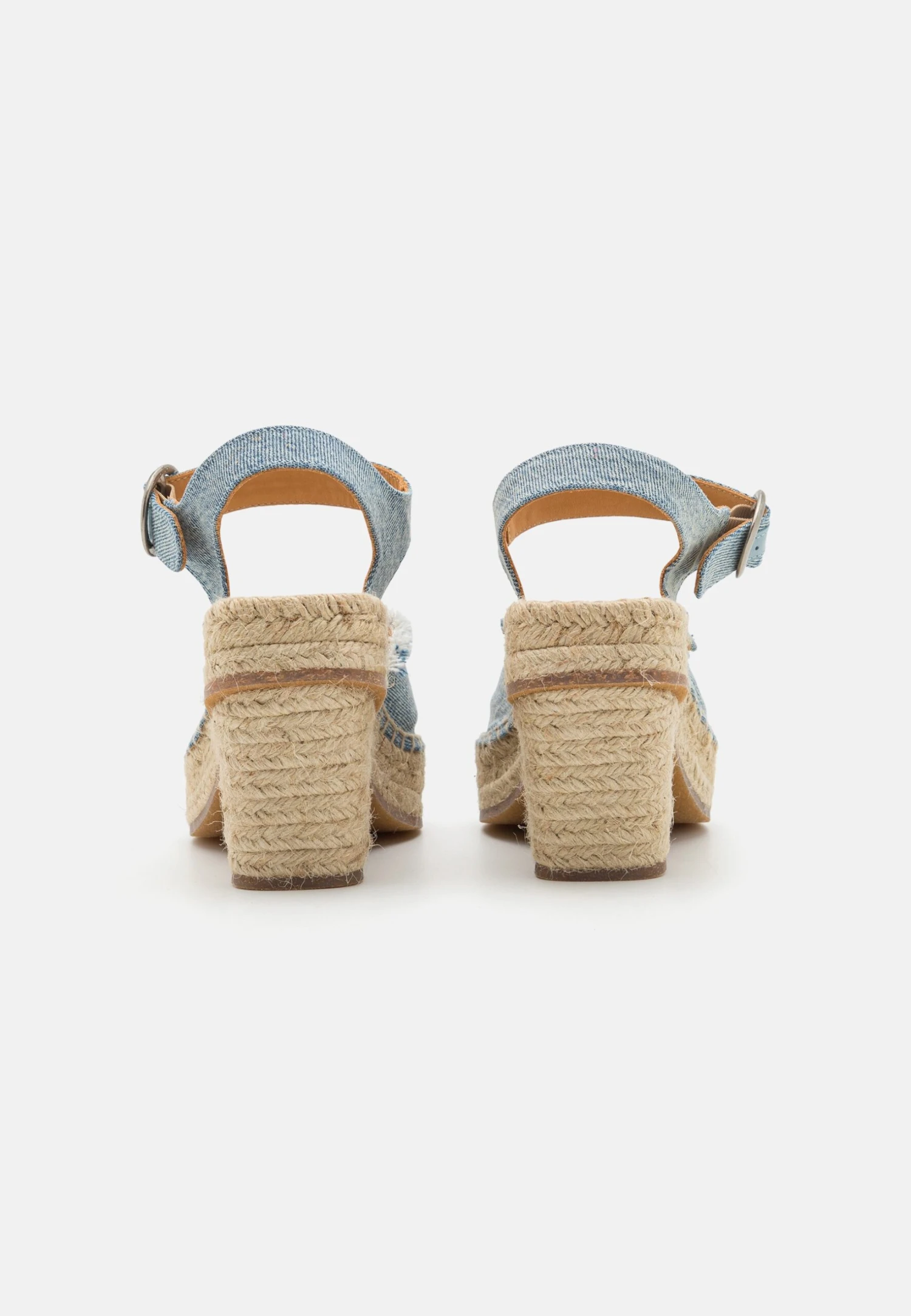 Rag & Bone Santiago Wedge - Sandalen Met Hoge Hak - Light Denim 4 Rag & Bone Santiago Wedge - Sandalen Met Hoge Hak - Light Denim - Afbeelding 4