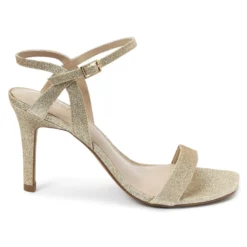 Next Forever Comfort Strappy Skinny- Sandalen Met Hoge Hak - Metallic