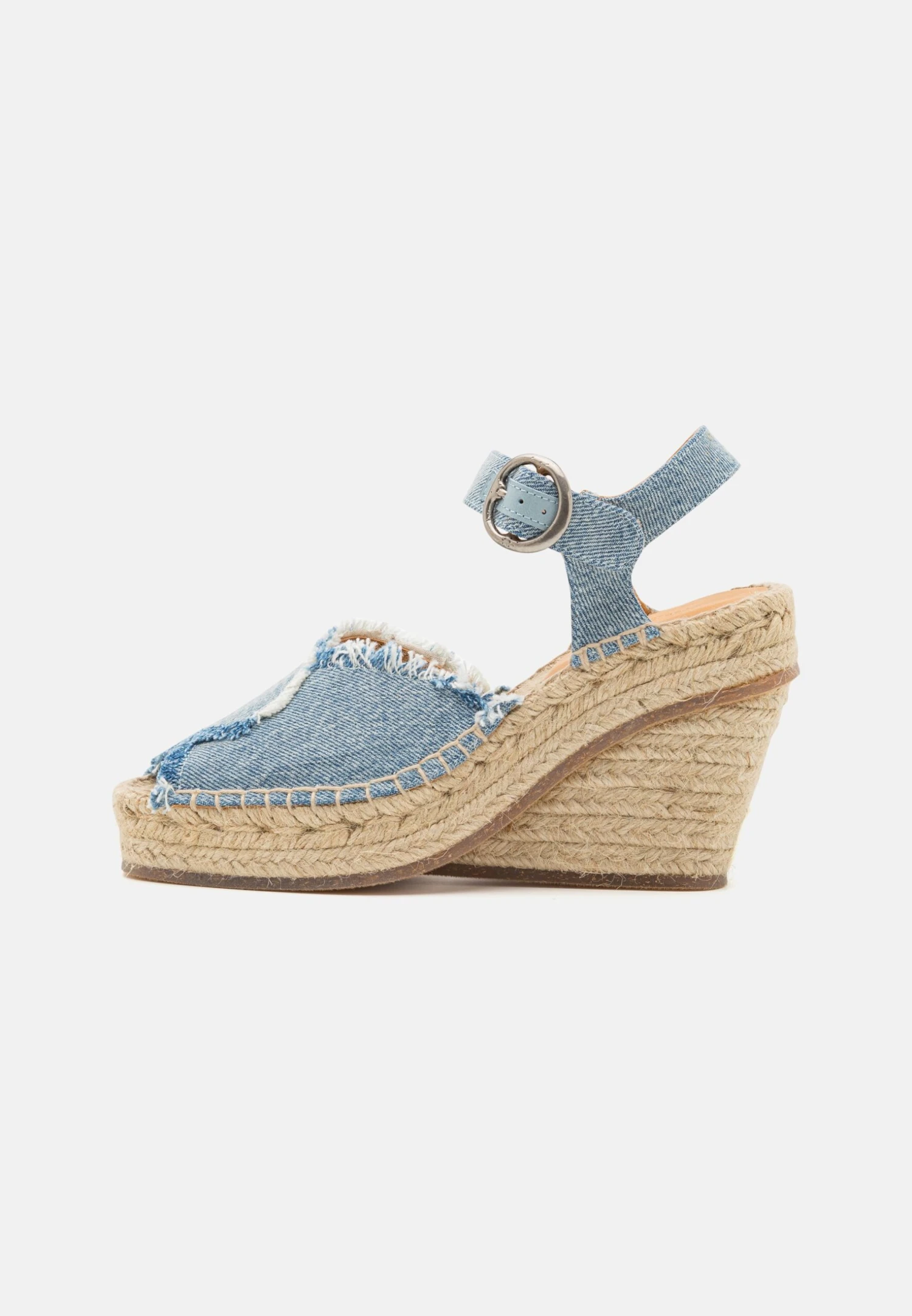 Rag & Bone Santiago Wedge - Sandalen Met Hoge Hak - Light Denim 2 Rag & Bone Santiago Wedge - Sandalen Met Hoge Hak - Light Denim - Afbeelding 2
