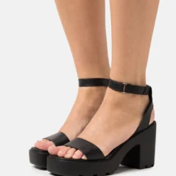 Call It Spring Vegan Wave - Sandalen Met Plateauzool - Black