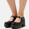 KOI FOOTWEAR Vegan Tira Classic Mary Janes - Plateaupumps - Black