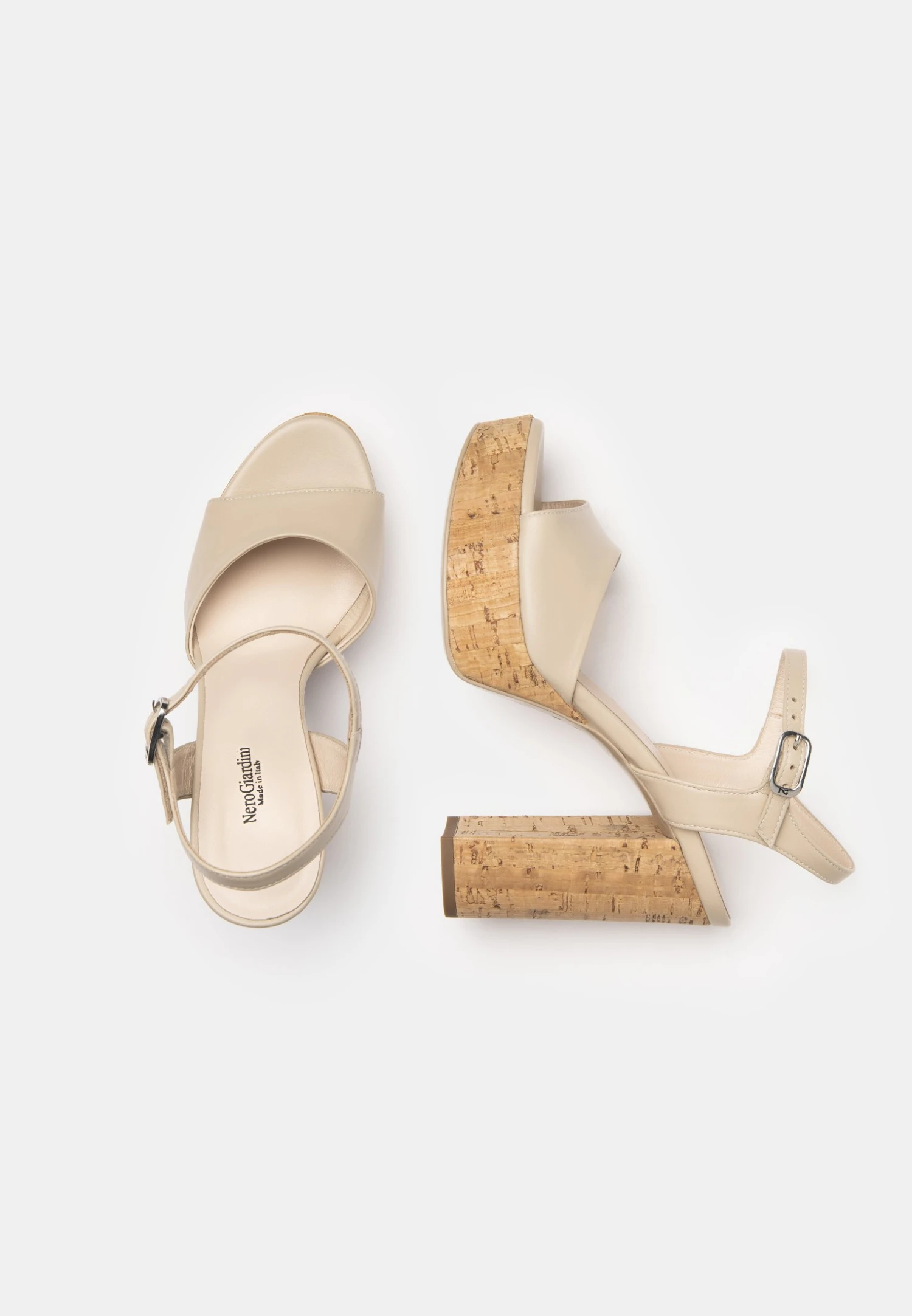 NeroGiardini Sandalen Met Hoge Hak - Lino 4 NeroGiardini Sandalen Met Hoge Hak - Lino - Afbeelding 4