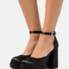 Buffalo May Dorsay - Plateaupumps - Black