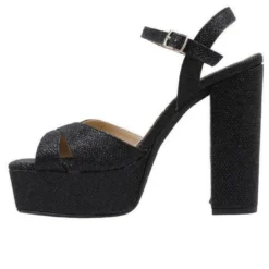 Valent - Sandalen Met Plateauzool - Black