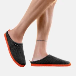 Giesswein Woolpops - Pantoffels - Anthrazit/Neonorange 9 Giesswein Woolpops - Pantoffels - Anthrazit/Neonorange -Aanbiedingen Comfort Voet Winkel 906a040e873f4335b27c945daa68af7a