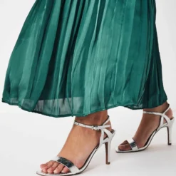 Next Strappy Simple - Sandalen Met Hoge Hak - Silver Coloured