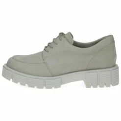 Caprice Sportieve Veterschoenen - Lt Grey Nubuc