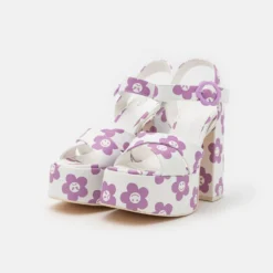 KOI FOOTWEAR Minor Miracle Platform Heels - Sandalen Met Hoge Hak - White/Purple -Aanbiedingen Comfort Voet Winkel 9ba524fb1c05420fbfbcb4a227dae67c scaled