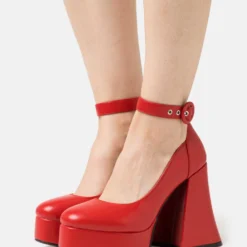 Lamoda Last Flight - Plateaupumps - Red