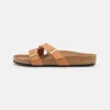 Birkenstock Yao Balance Regular Fit Vegan - Muiltjes - Pecan