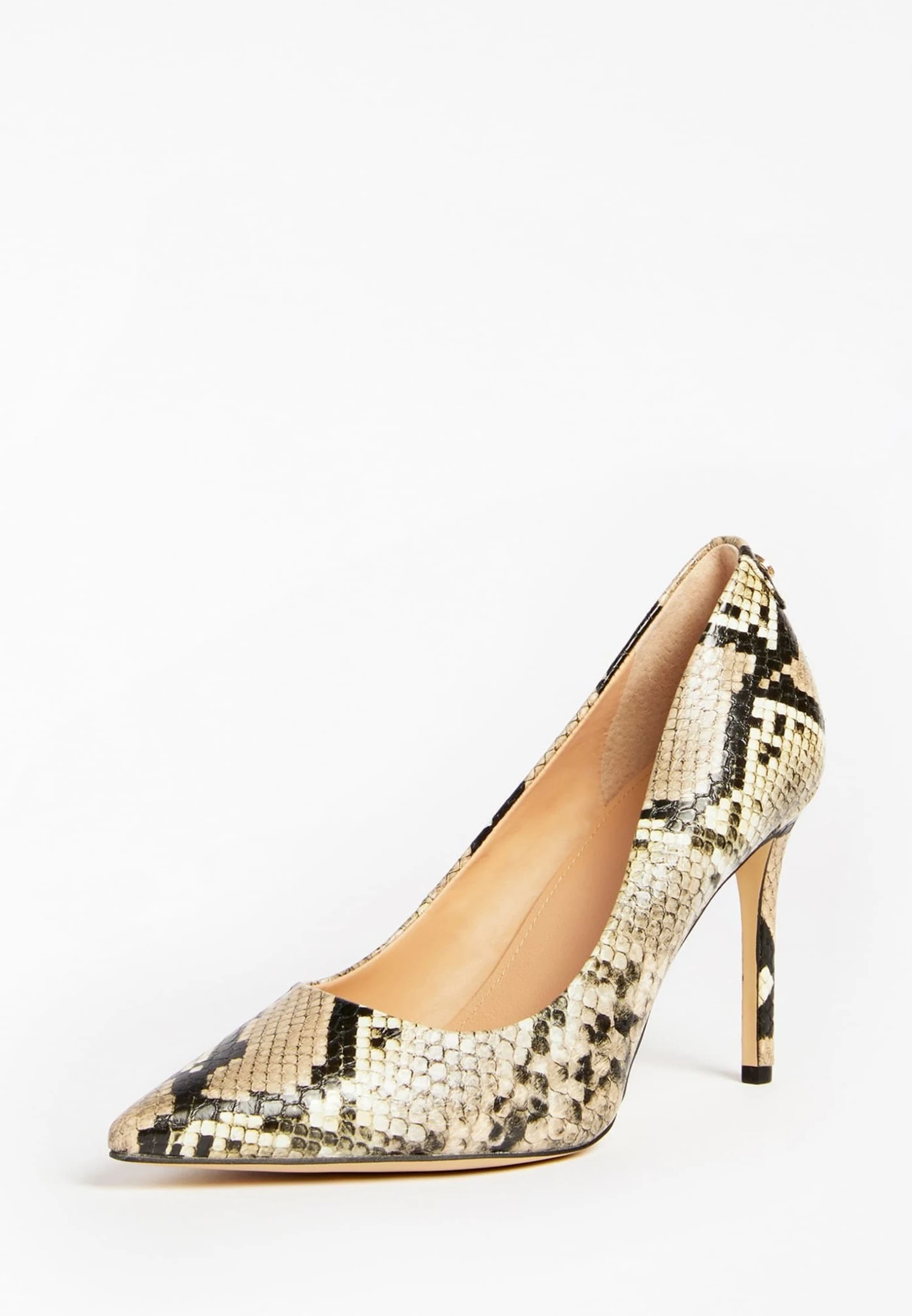 Guess Piera8 - Hoge Hakken - Mehrfarbig Weiß 2 Guess Piera8 - Hoge Hakken - Mehrfarbig Weiß - Afbeelding 2