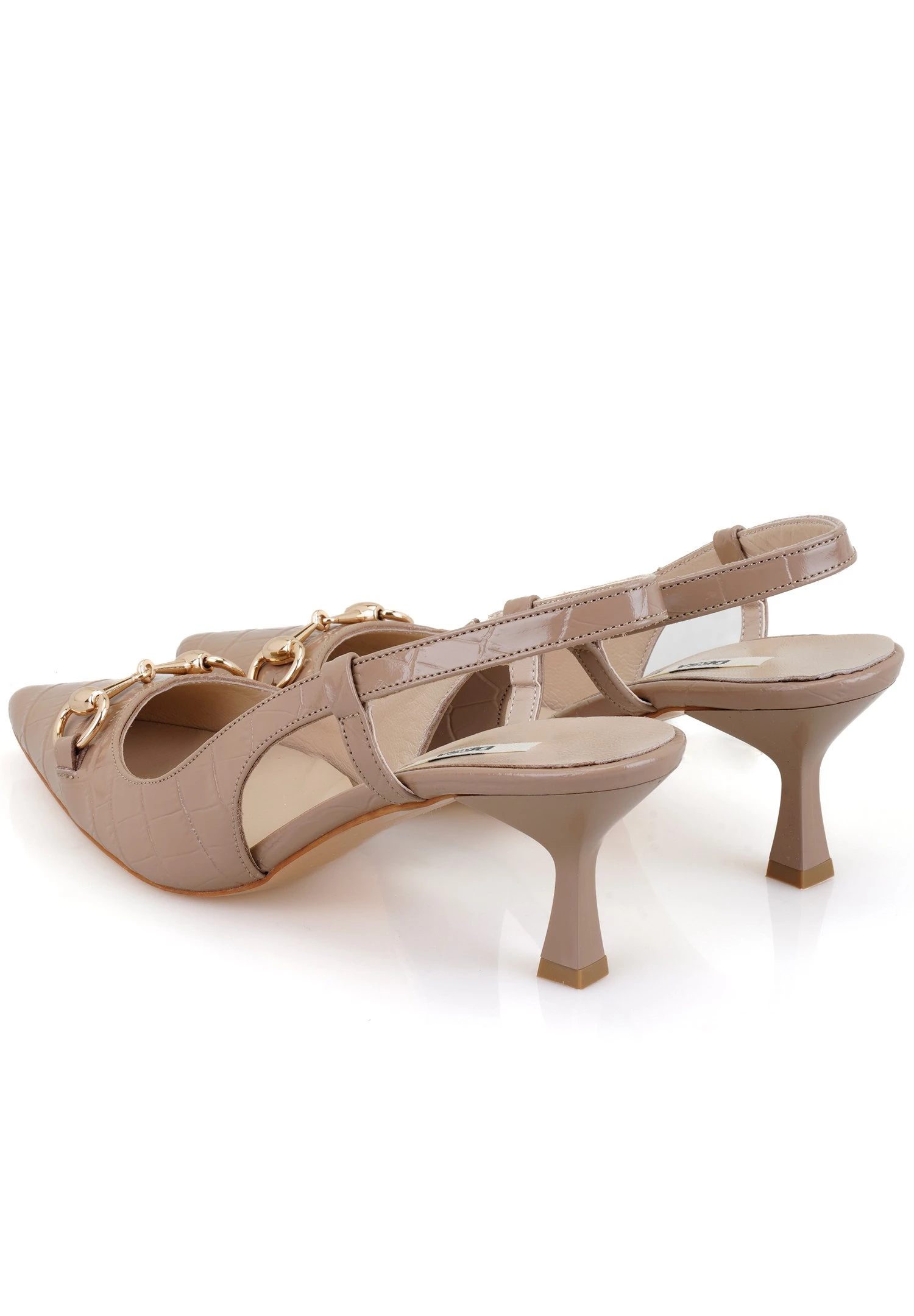 Klassieke Pumps - Beige 4 Klassieke Pumps - Beige - Afbeelding 4