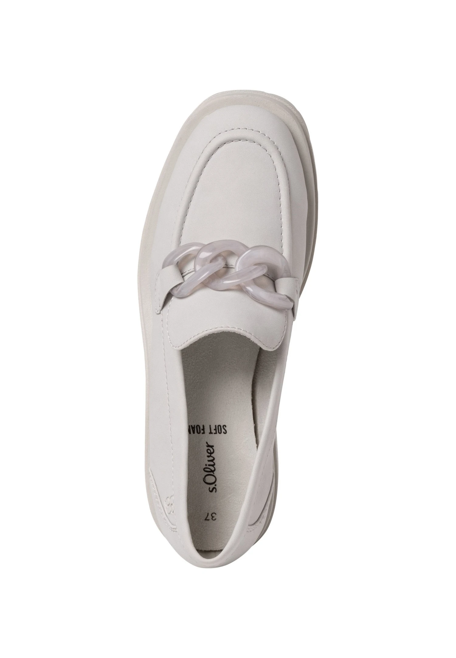 S.Oliver Slipper - Mocassins - Lt Grey 3 S.Oliver Slipper - Mocassins - Lt Grey - Afbeelding 3