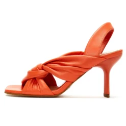 Sandalen Met Hoge Hak - Orange