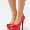 Steve Madden Presecco - Plateaupumps - Red