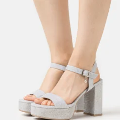 Xti Sandalen Met Hoge Hak - Silver