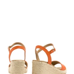 Sandalen Met Sleehak - Pomarańczowy 8 Sandalen Met Sleehak - Pomarańczowy -Aanbiedingen Comfort Voet Winkel cfe1a285689747f99845454d4eb84427