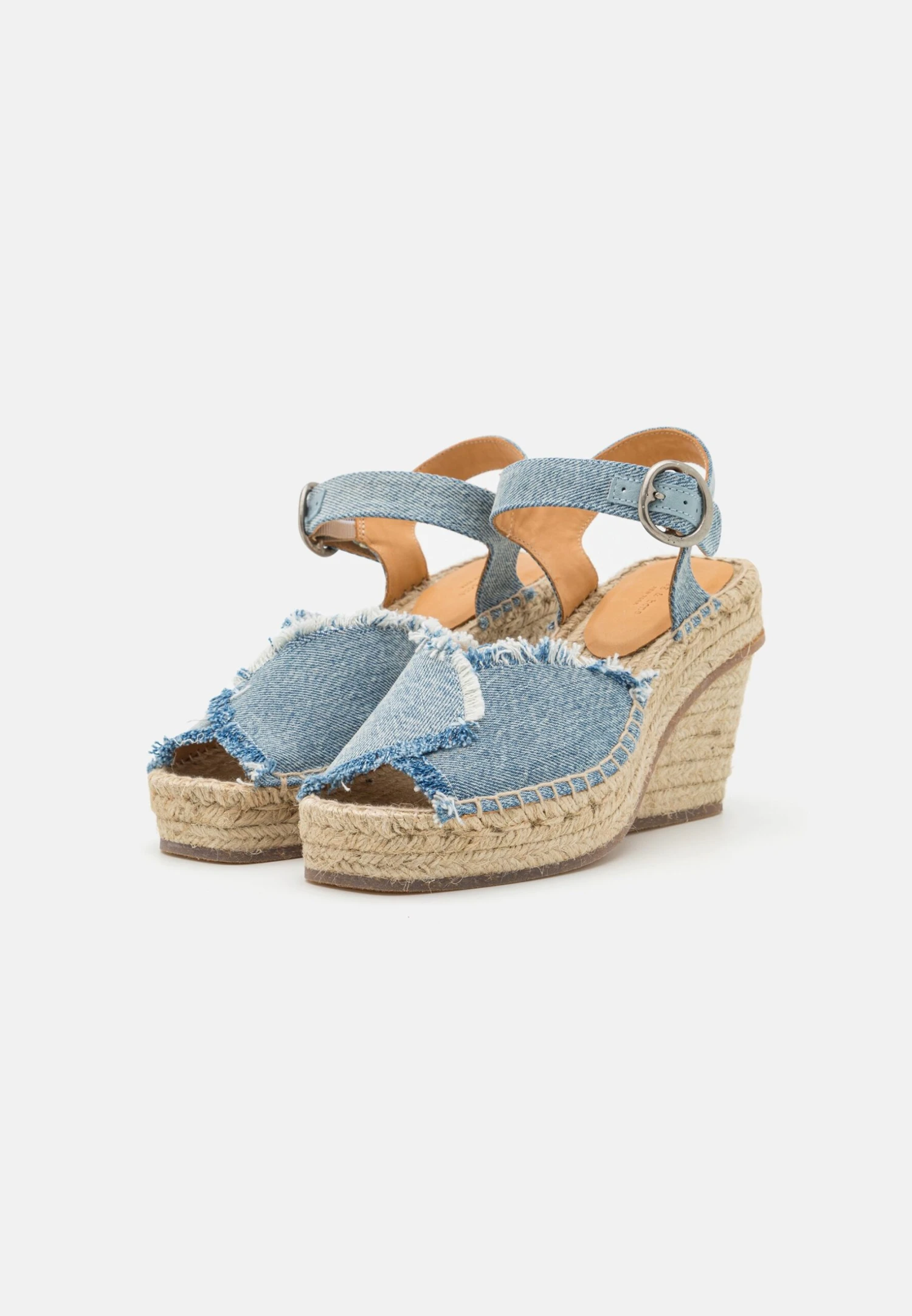 Rag & Bone Santiago Wedge - Sandalen Met Hoge Hak - Light Denim 3 Rag & Bone Santiago Wedge - Sandalen Met Hoge Hak - Light Denim - Afbeelding 3