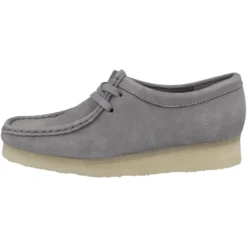 Clarks Wallabee- Sportieve Veterschoenen - Grey Nubuck