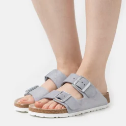 Birkenstock Arizona Shimmering Narrow Fit - Pantoffels - Lilac
