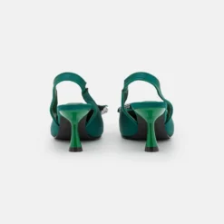Bianco Pretty Glitter Bow Sling Back - Klassieke Pumps - Dark Green -Aanbiedingen Comfort Voet Winkel e5e137d4aec94c8c80f22fd0e2913029 scaled
