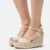 Gaimo Boby - Sandalen Met Plateauzool - Ante Cream