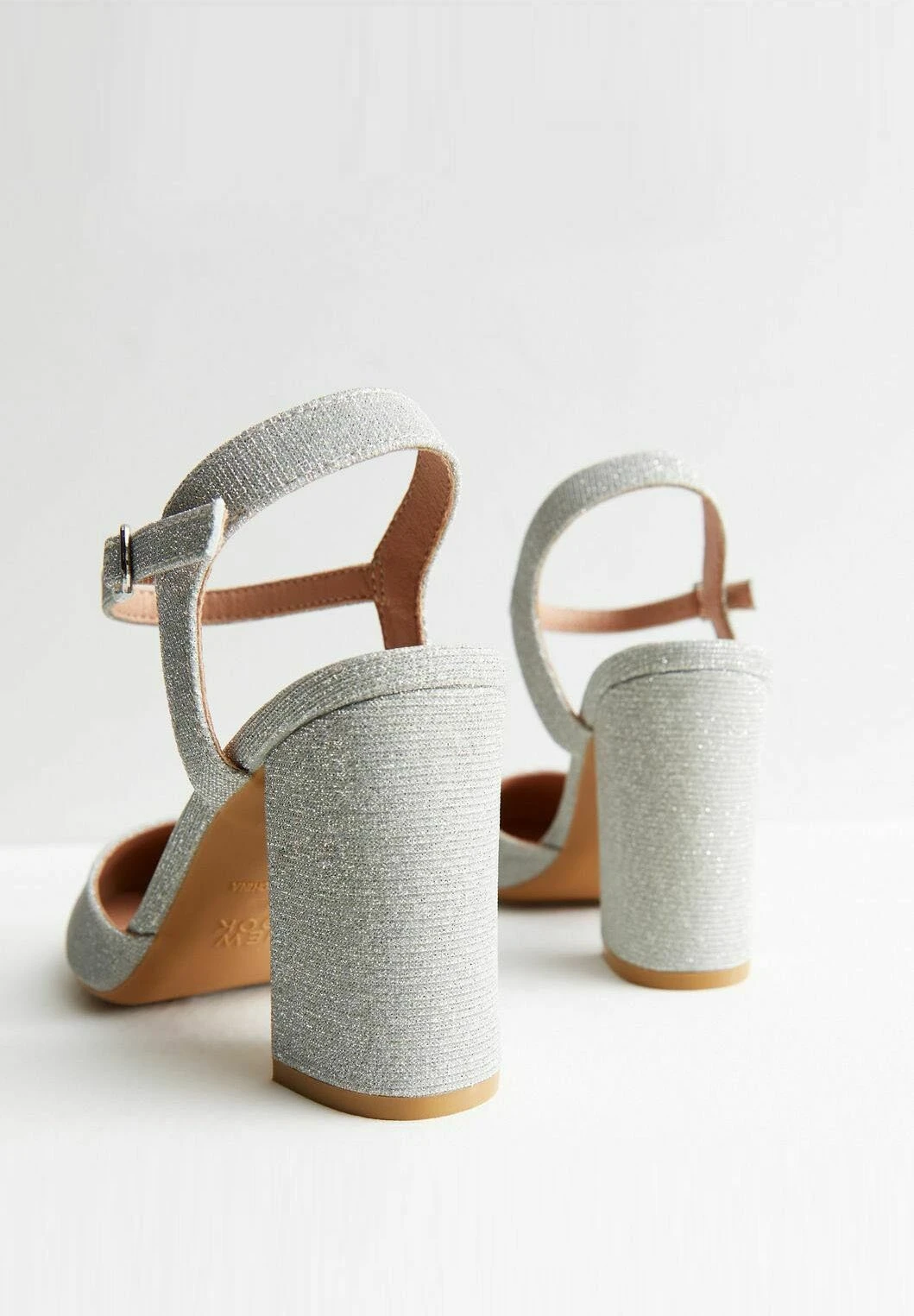 Wide Fit - Hoge Hakken - Silver 4 Wide Fit - Hoge Hakken - Silver - Afbeelding 4