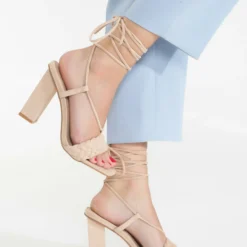 Chahra - Sandalen Met Hoge Hak - Nude