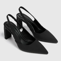 PULL & BEAR Slingback - Hoge Hakken - Black -Aanbiedingen Comfort Voet Winkel fac38a3c2f6640419730be0b1c4645e7